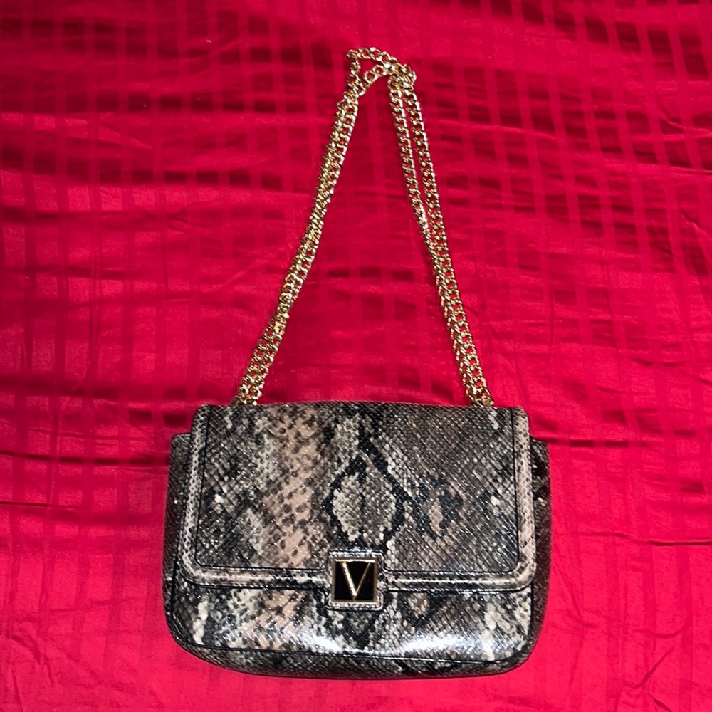 Victoria Secret snake print purse